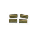Four Strap End Caps Rectangle 1"
