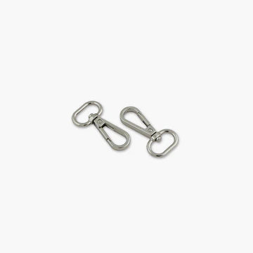 Two Swivel Hooks - 1/2" - 3/4" - 1" - 1 1/2" - 2"