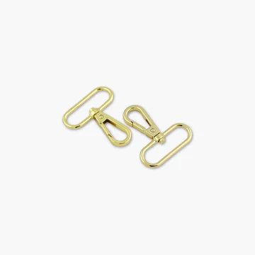 Two Swivel Hooks - 1/2" - 3/4" - 1" - 1 1/2" - 2"