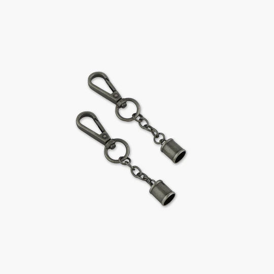Two Tassel Caps with Swivel