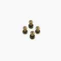 Four Short Stud Buttons 9MM - 12MM