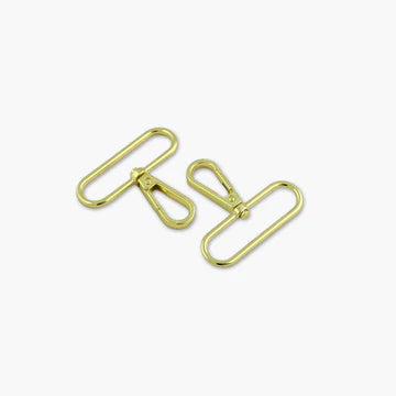Two Swivel Hooks - 1/2" - 3/4" - 1" - 1 1/2" - 2"