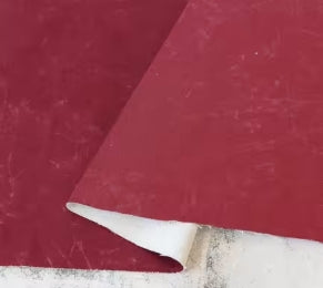 Faux Waxed Duck Canvas Cranberry