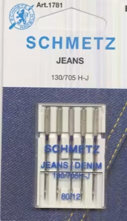 Schmetz Denim/Jeans Machine Needle Size 10/70