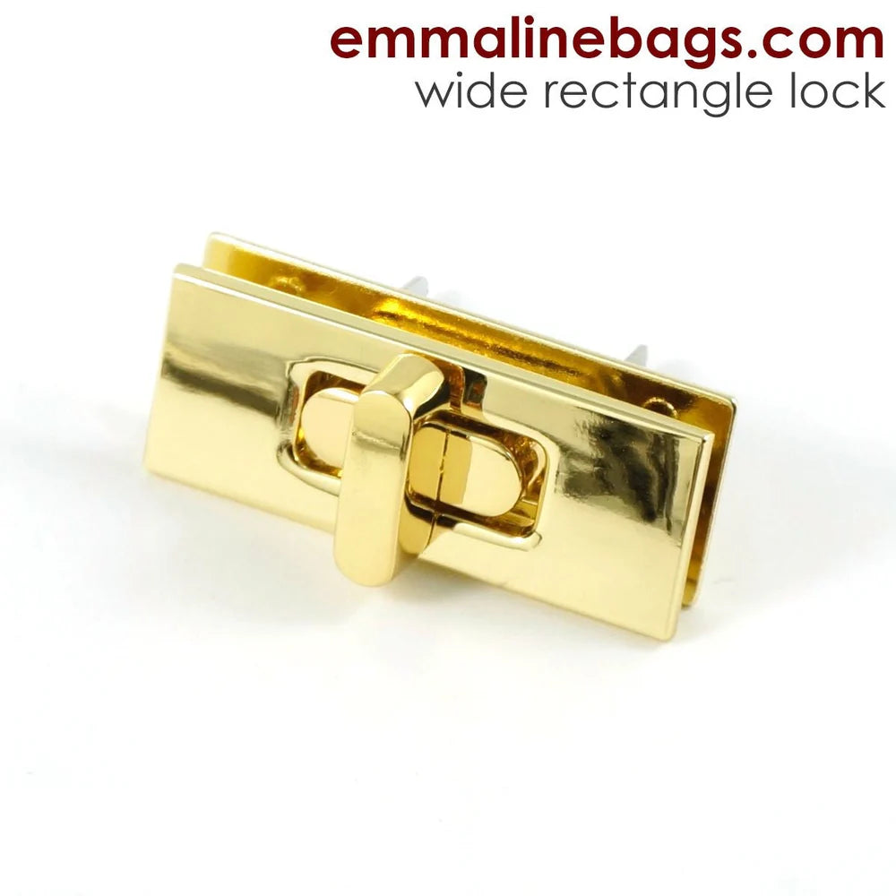 Wide Rectangular Bag Lock