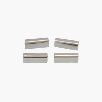 Four Strap End Caps Rectangle 1"