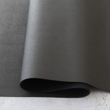 Charcoal Pebble Faux Leather 1/2 Yard
