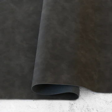 Graphite Rugged Faux Leather 1/2yd