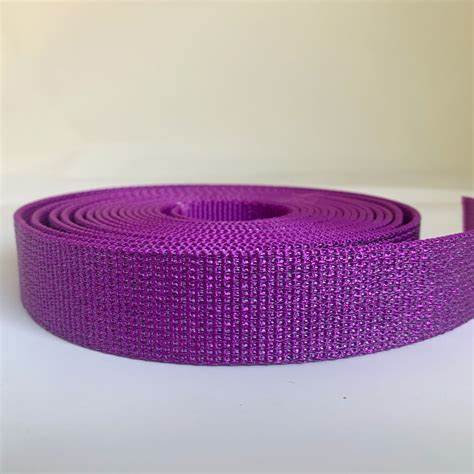 Glitter Webbing Purple