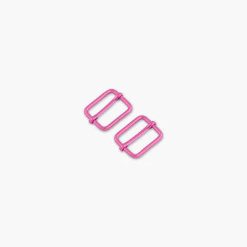 Two Tula Pink Slider Buckles  1/2"  3/4"  1"