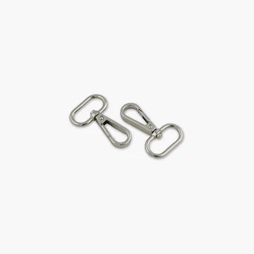 Two Swivel Hooks - 1/2" -  3/4" - 1" - 1 1/2" - 2"