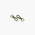 Two Swivel Hooks - 1/2" -  3/4" - 1" - 1 1/2" - 2"