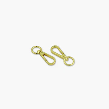 Two Swivel Hooks - 1/2" -  3/4" - 1" - 1 1/2" - 2"
