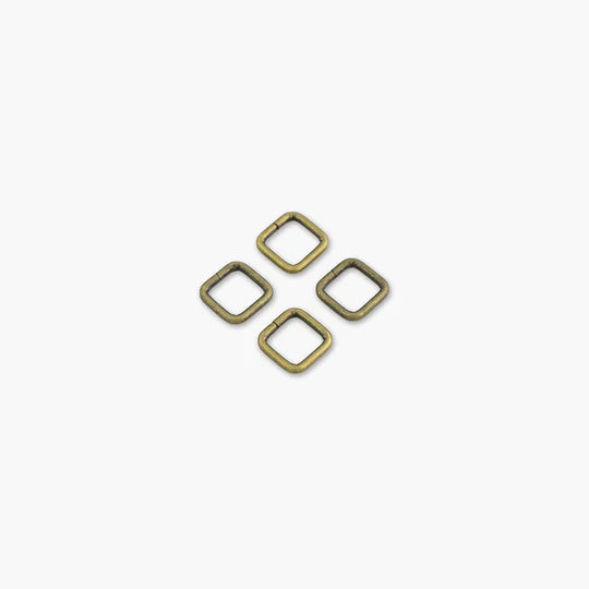 Four 1/2" Rectangle Rings