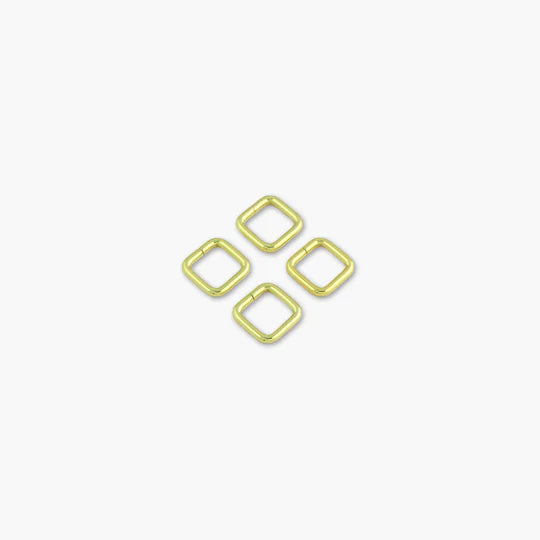 Four 1/2" Rectangle Rings