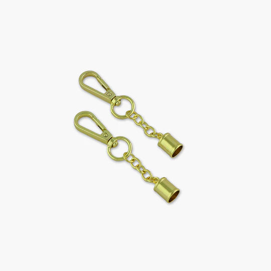 Two Tassel Caps with Swivel