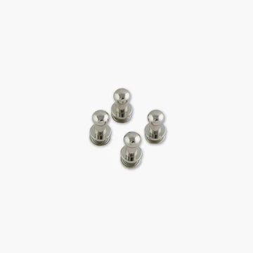 Four Short Stud Buttons  9MM - 12MM