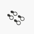 Four Circle Zipper Pulls Rose Gold