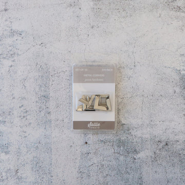 Ten 3/4" Metal Corners