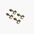 Four #5 Sewing Machine Zipper Pulls