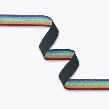 Metallic Rainbow Webbing 1-1/2in x 3 yd