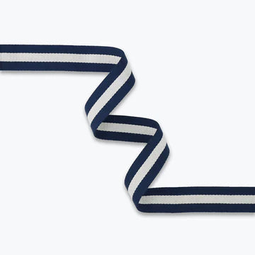 Navy Off White Webbing 1-1/2in x 3 yd