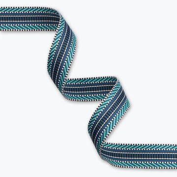 Railroad Track Blues Webbing 1-1/2in x 3 yd