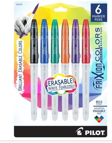 Frixion Colors Bold Assorted 6pk