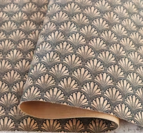 Deco Fans Cork 1/2yds