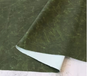 Faux Waxed Duck Canvas Olive Drab