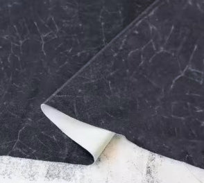Faux Waxed Duck Canvas Black