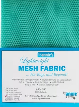 Mesh Lite Weight Turquoise 18in x 54in