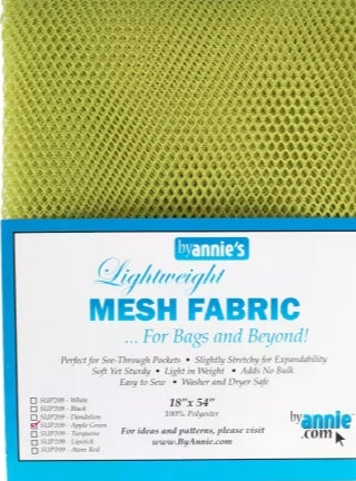 Mesh Lite Weight Apple Green 18in x 54in