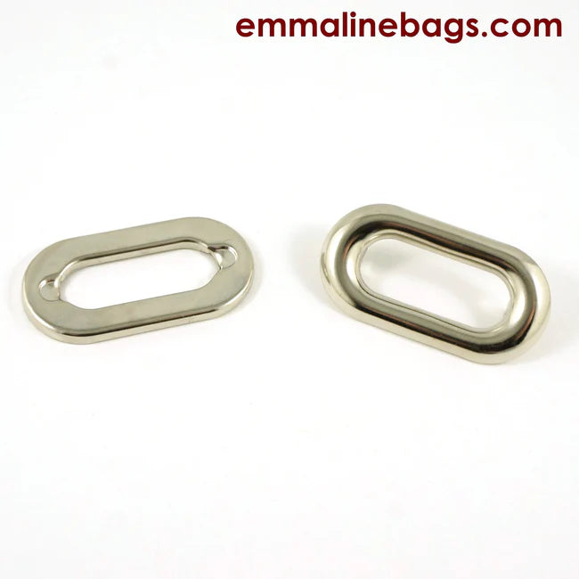 Grommets: Oblong (4 pack) 1"   1-1/16"