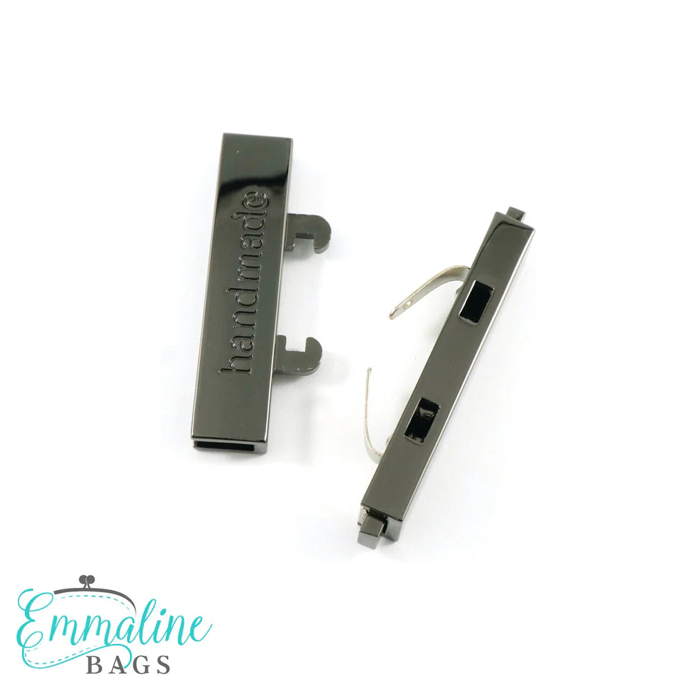 Large Bar Lock with "handmade" Lettering