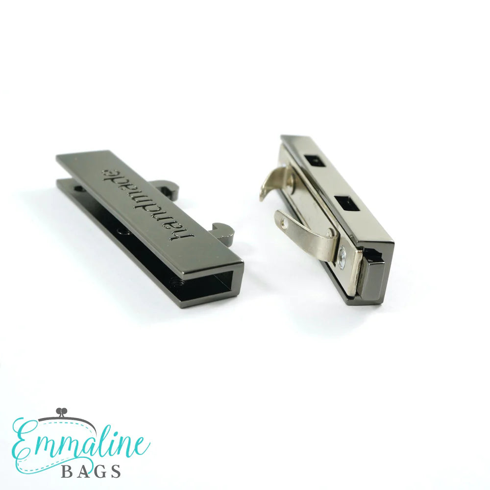 Large Bar Lock with "handmade" Lettering