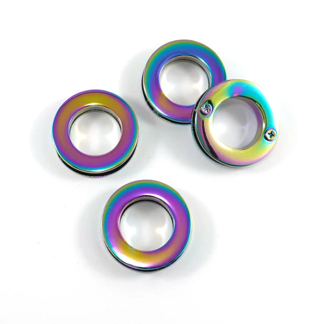 Grommets: Oblong (4 pack) 1"   1-1/16"