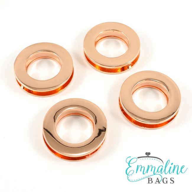 Grommets: Oblong (4 pack) 1"   1-1/16"