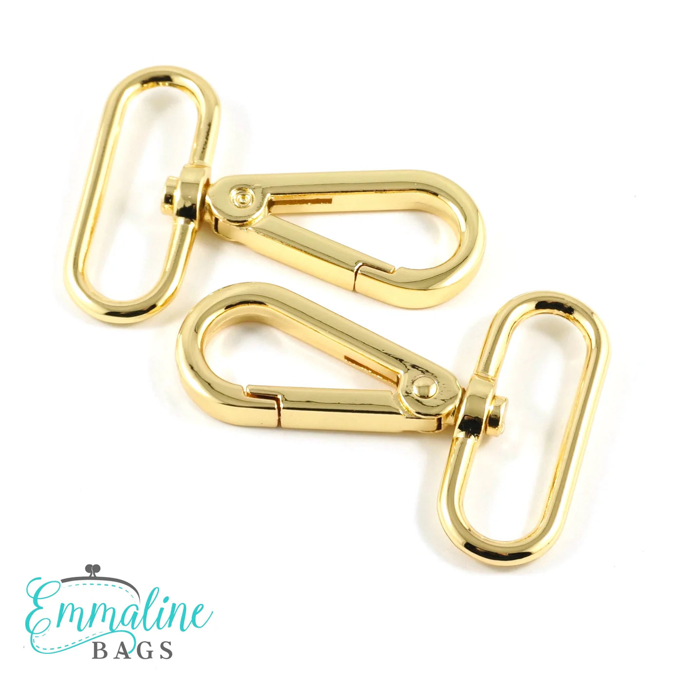 Swivel Snap Hooks: Flat Hook Profile (2 Pack)