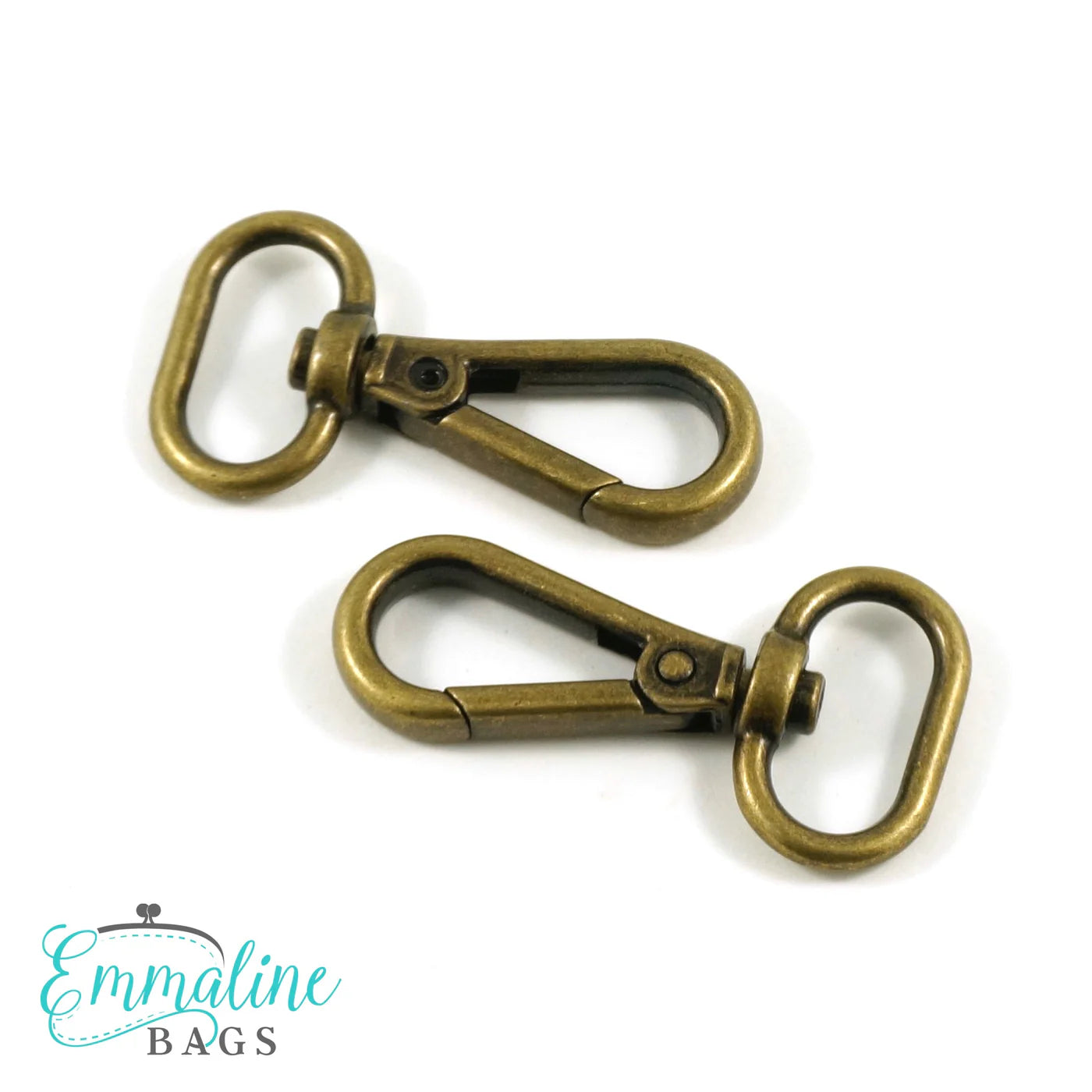 Swivel Snap Hooks: Flat Hook Profile (2 Pack)