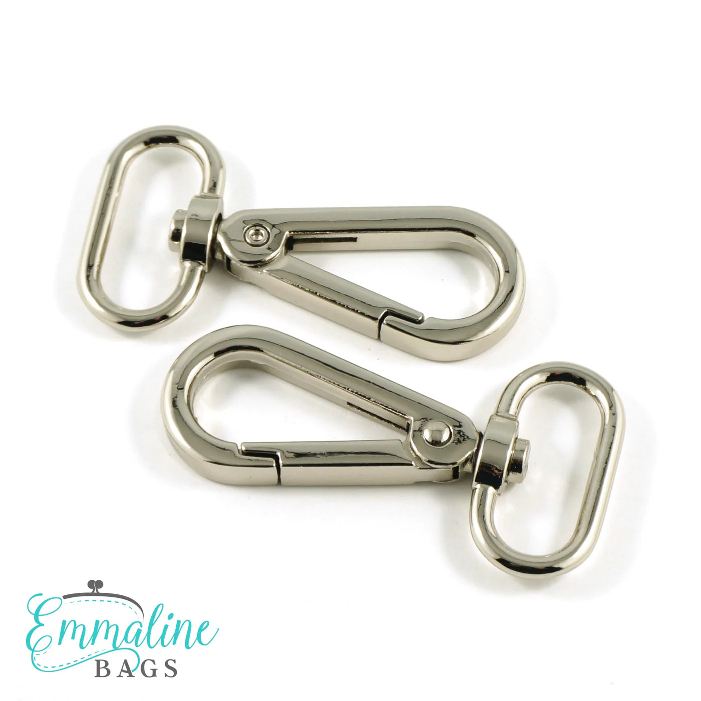 Swivel Snap Hooks: Flat Hook Profile (2 Pack)