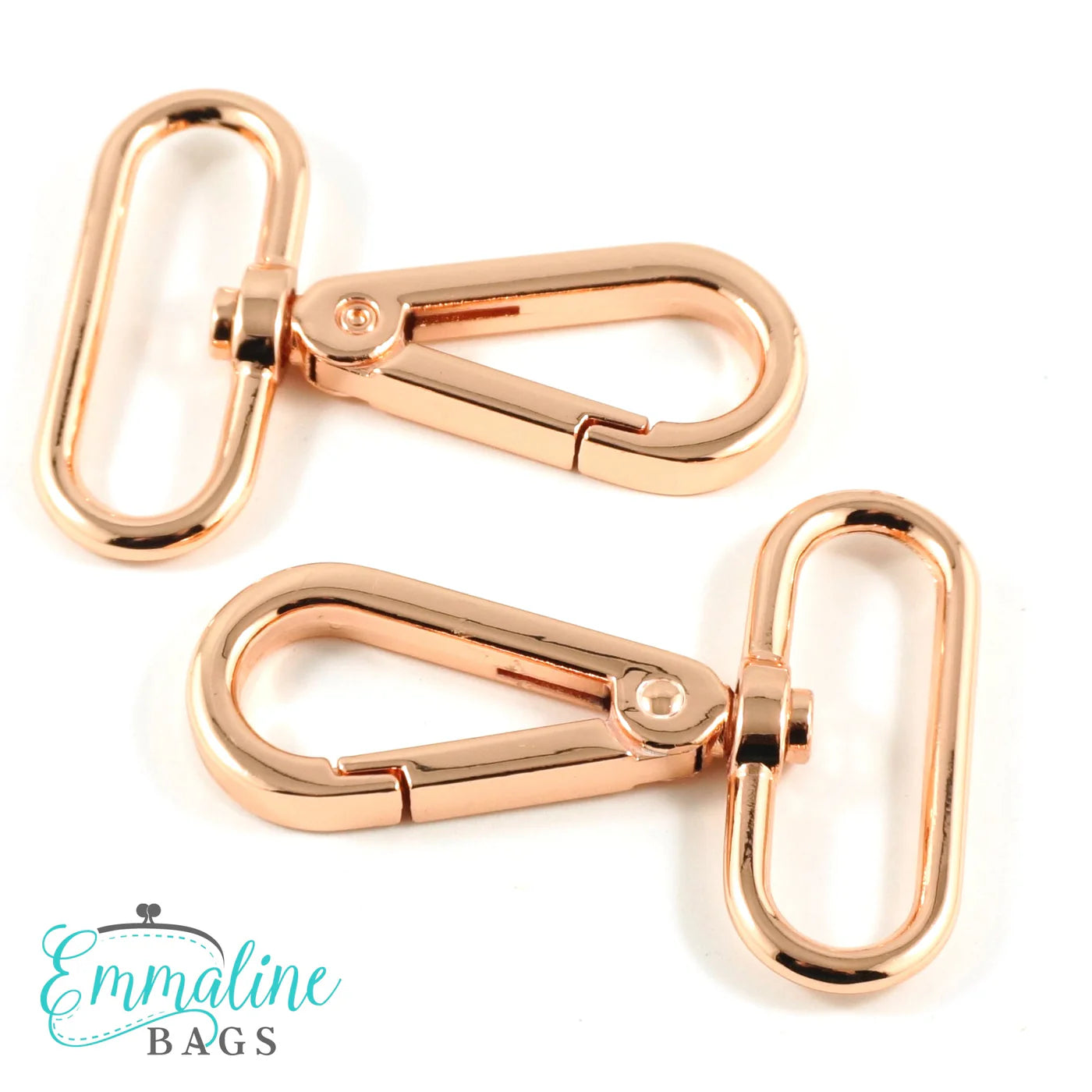 Swivel Snap Hooks: Flat Hook Profile (2 Pack)