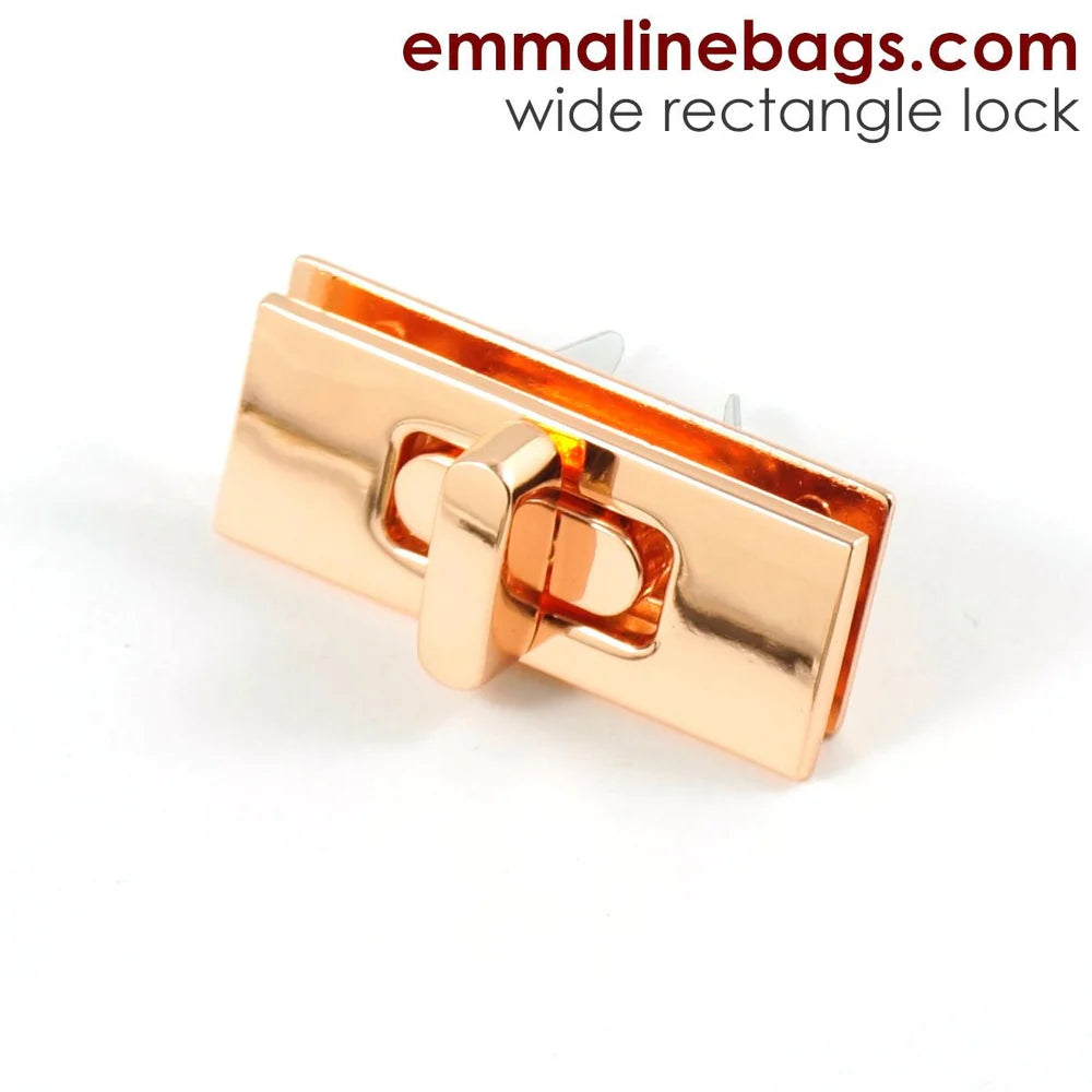 Wide Rectangular Bag Lock