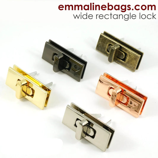 Wide Rectangular Bag Lock